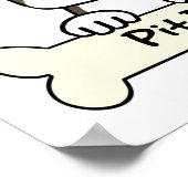 Ik hou van mijn Pitbull Poster (Hoek)