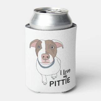 Ik hou van mijn Pittie Beer Cooler