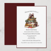 Ik hou van mijn pittige boeken en mijn ijzige koff kaart (Voorkant / Achterkant)