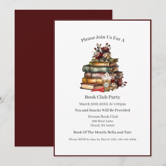 Ik hou van mijn pittige boeken en mijn ijzige koff kaart (Voorkant / Achterkant)