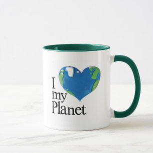 ik hou van mijn planeet mok
