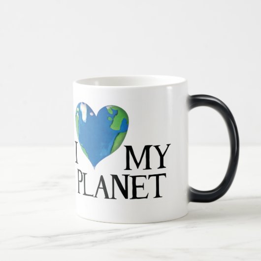 Ik hou van mijn planeet mok (Rechts)