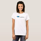 Ik hou van mijn planeet t-shirt (Voorkant volledig)