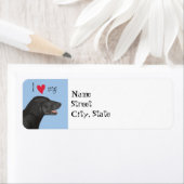 Ik hou van mijn platte, bedekte wederverkoper etiket (Insitu)