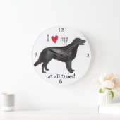 Ik hou van mijn platte, bedekte wederverkoper grote klok (Huis)