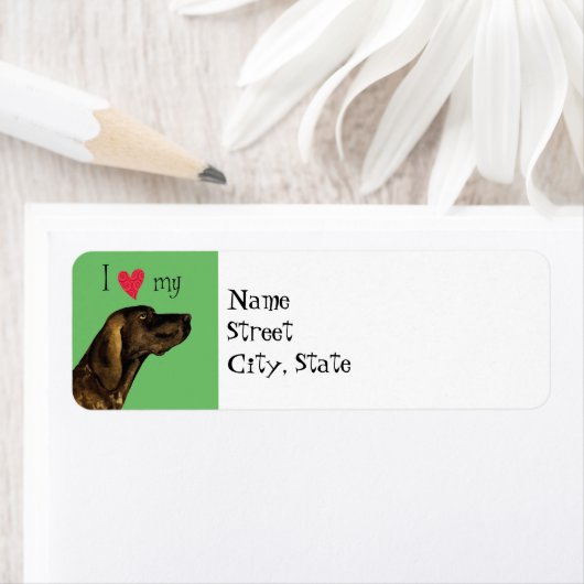 Ik hou van mijn Plott Hond Etiket (Insitu)