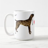 Ik hou van mijn Plott Hond Koffiemok (Links)