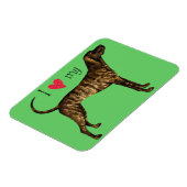 Ik hou van mijn Plott Hond Magneet (Linkerzijde)