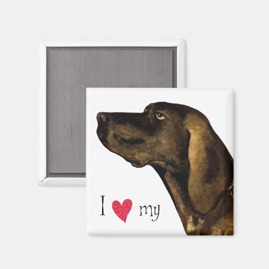 Ik hou van mijn Plott Hond Magneet (Voorkant / Achterkant)