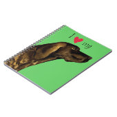 Ik hou van mijn Plott Hond Notitieboek (Linkerzijde)
