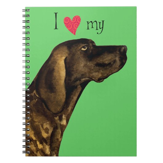 Ik hou van mijn Plott Hond Notitieboek (Voorkant)
