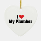 Ik hou van mijn Plumber Ornament (Voorkant)