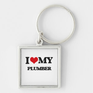 Ik hou van mijn Plumber Sleutelhanger