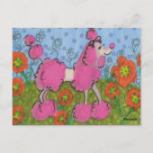 Ik hou van mijn poedel briefkaart (Achterkant)