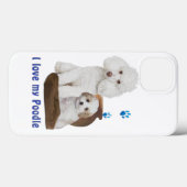 Ik hou van mijn poedel Case-Mate iPhone case (Achterkant (horizontaal))
