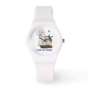 Ik hou van mijn poedel horloge