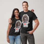Ik hou van mijn poedel t-shirt (Unisex)