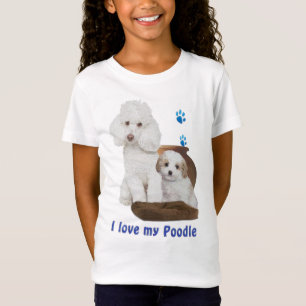 Ik hou van mijn poedel t-shirt