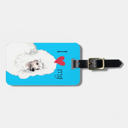 Ik hou van mijn poel bagagelabel (Voorkant horizontaal)