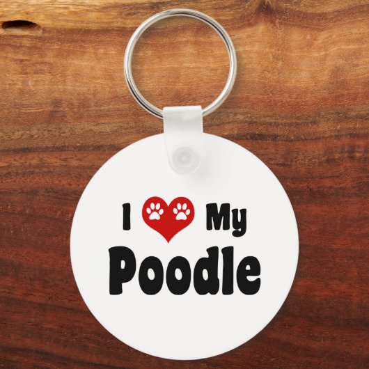 Ik hou van mijn poel sleutelhanger (Voorkant)