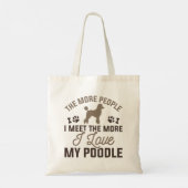 Ik hou van mijn poel tote bag (Achterkant)