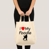 Ik hou van mijn poel tote bag (Voorkant (product))