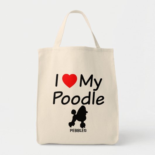 Ik hou van mijn poel tote bag (Voorkant)
