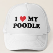 Ik hou van mijn poel trucker pet (Voorkant)