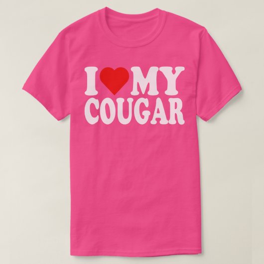 Ik hou van mijn poema t-shirt (Design voorkant)