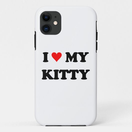 Ik hou van mijn poesje Case-Mate iPhone case (Achterkant)