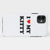 Ik hou van mijn poesje Case-Mate iPhone case (Achterkant (horizontaal))