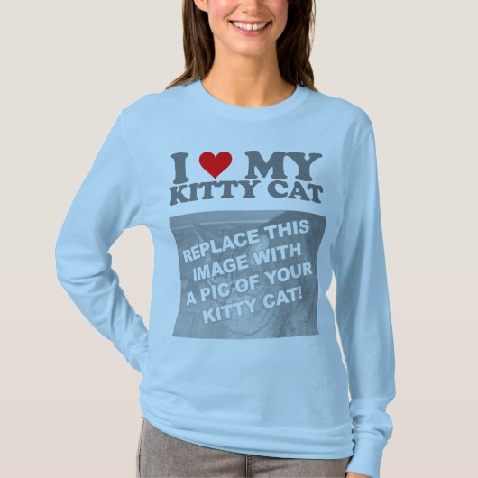Ik hou van mijn poesje t-shirt (Voorkant)