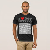 Ik hou van mijn poesje t-shirt (Voorkant volledig)