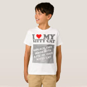 Ik hou van mijn poesje t-shirt (Voorkant volledig)