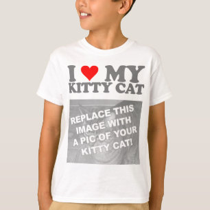 Ik hou van mijn poesje t-shirt