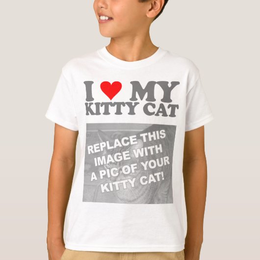 Ik hou van mijn poesje t-shirt (Voorkant)