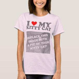 Ik hou van mijn poesje t-shirt