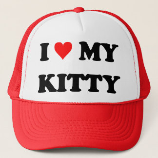 Ik hou van mijn poesje trucker pet