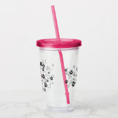 Ik hou van mijn pokken schilderafdrukken acryl drinkbeker (Links)