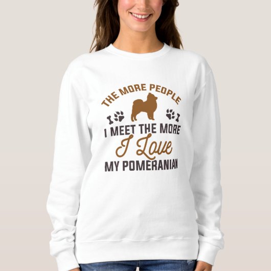 Ik hou van mijn Pomerän Trui (Voorkant)