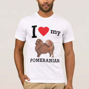 Ik hou van mijn pommern t-shirt