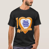 Ik hou van mijn pompoen met je foto T-shirt (Voorkant)