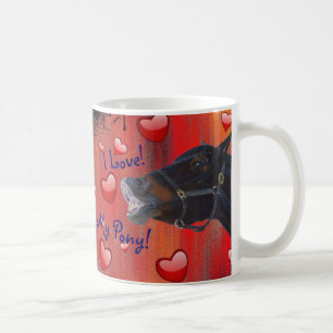 Ik hou van mijn Pony. Cute Equestrian Koffiemok