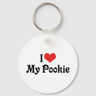 Ik hou van mijn Pookie Sleutelhanger