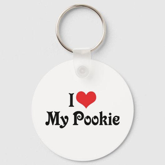 Ik hou van mijn Pookie Sleutelhanger (Voorkant)