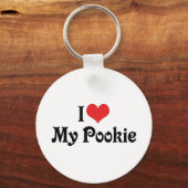 Ik hou van mijn Pookie Sleutelhanger (Voorkant)