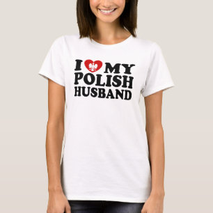 Ik hou van mijn Poolse echtgenoot T-shirt