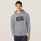 Ik hou van mijn Poolse Vriendin Hoodie (Voorkant volledig)
