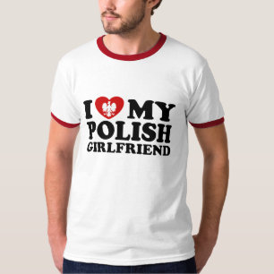 Ik hou van mijn Poolse Vriendin T-shirt