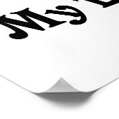 Ik Hou Van Mijn Poppengezicht Poster (Hoek)